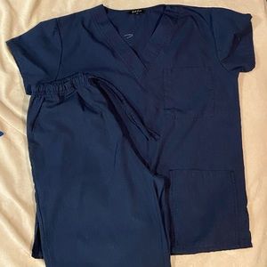 Just Love Navy Blue Scrubs Size Medium